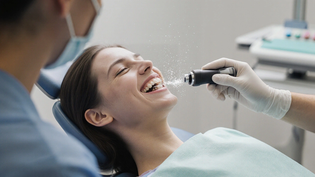 Co očekávat od pískování zubů: proces, bolest, náklady a co po něm dělat