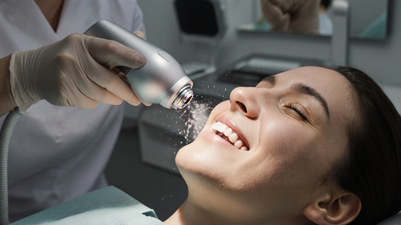 Pískování zubů: Jak efektivně odstranit zubní kámen a zlepšit zdraví úst