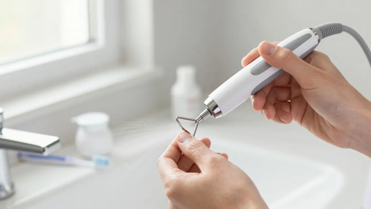 Jak vybrat ultrazvukovou špachtli pro domácí odstranění zubního kamene