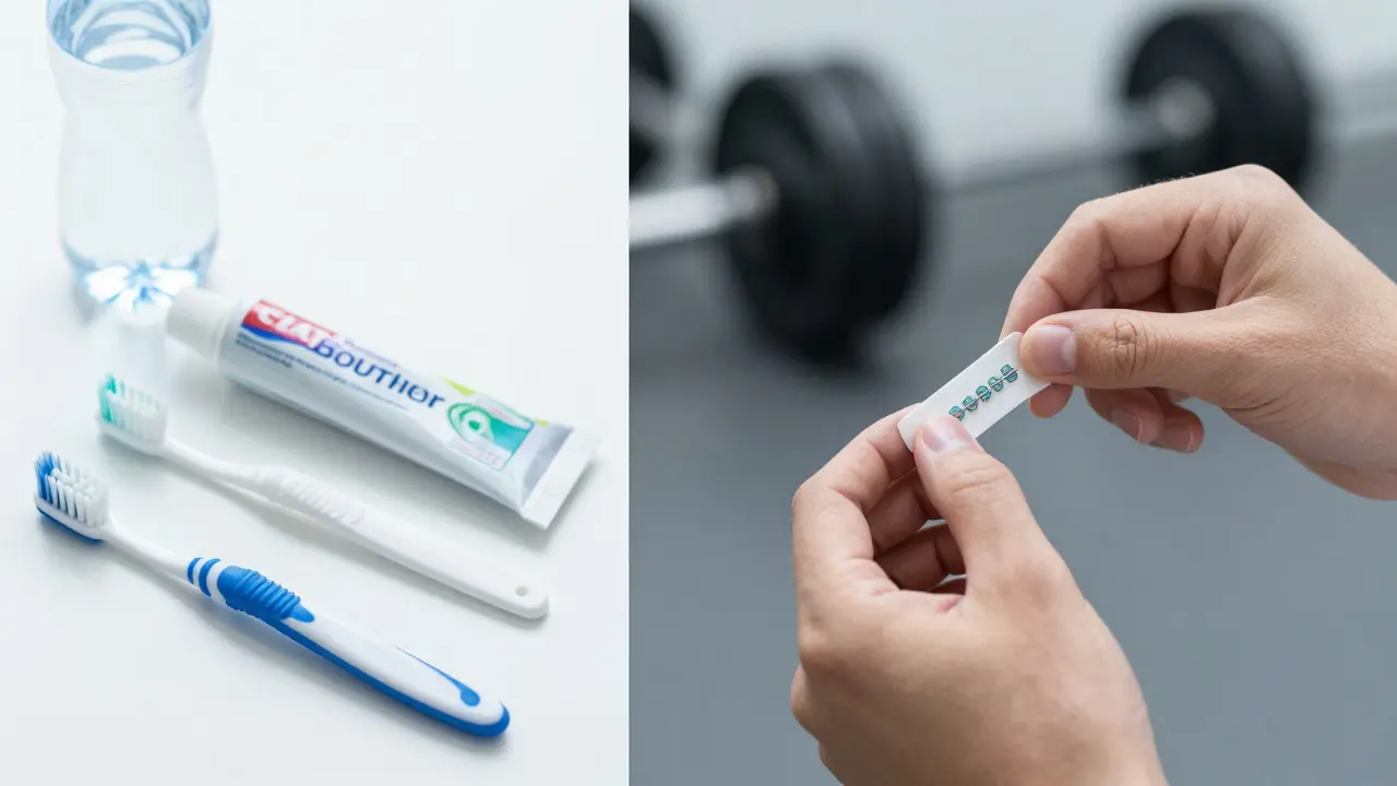 Hygiena a péče o zuby se sportovním vybavením