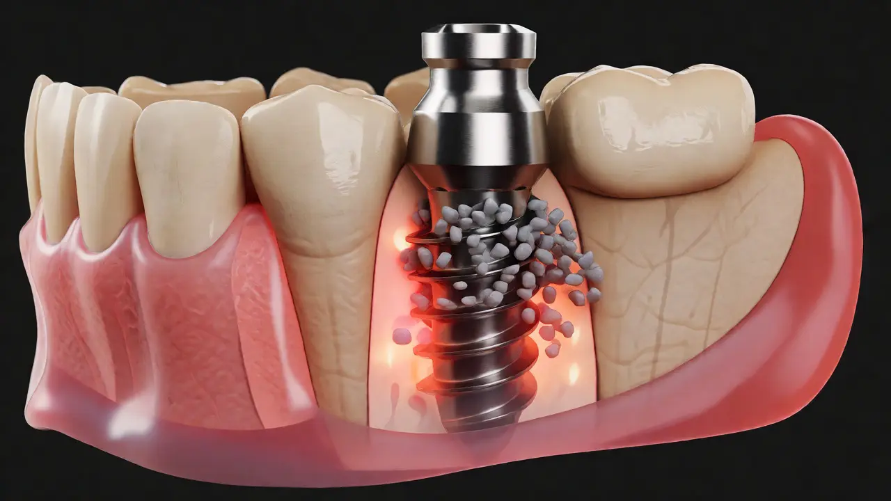 3D vizualizace implantátu v čelistní kosti s augmentací
